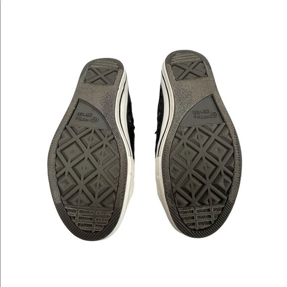 CONVERSE ALL STAR WOMENS SEQUINED SLIP ON SNEAKERS SIZE 8 DARK PURPLE - Picture 6 of 8